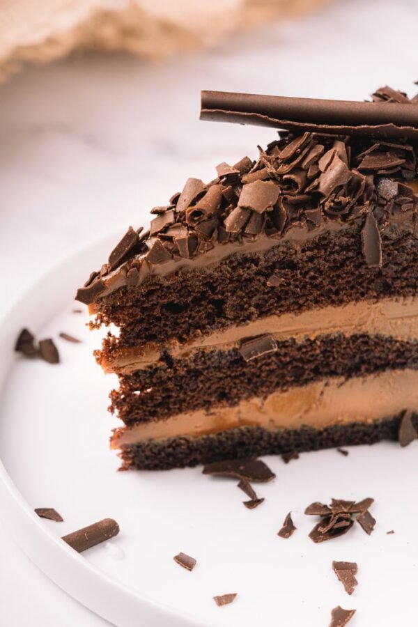 Tarta de dulce de leche y chocolate
